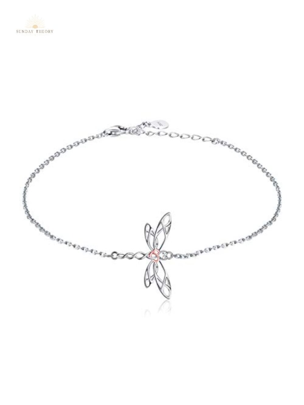 Sterling Silver Celtic Dragonfly Pendant Necklace for Women